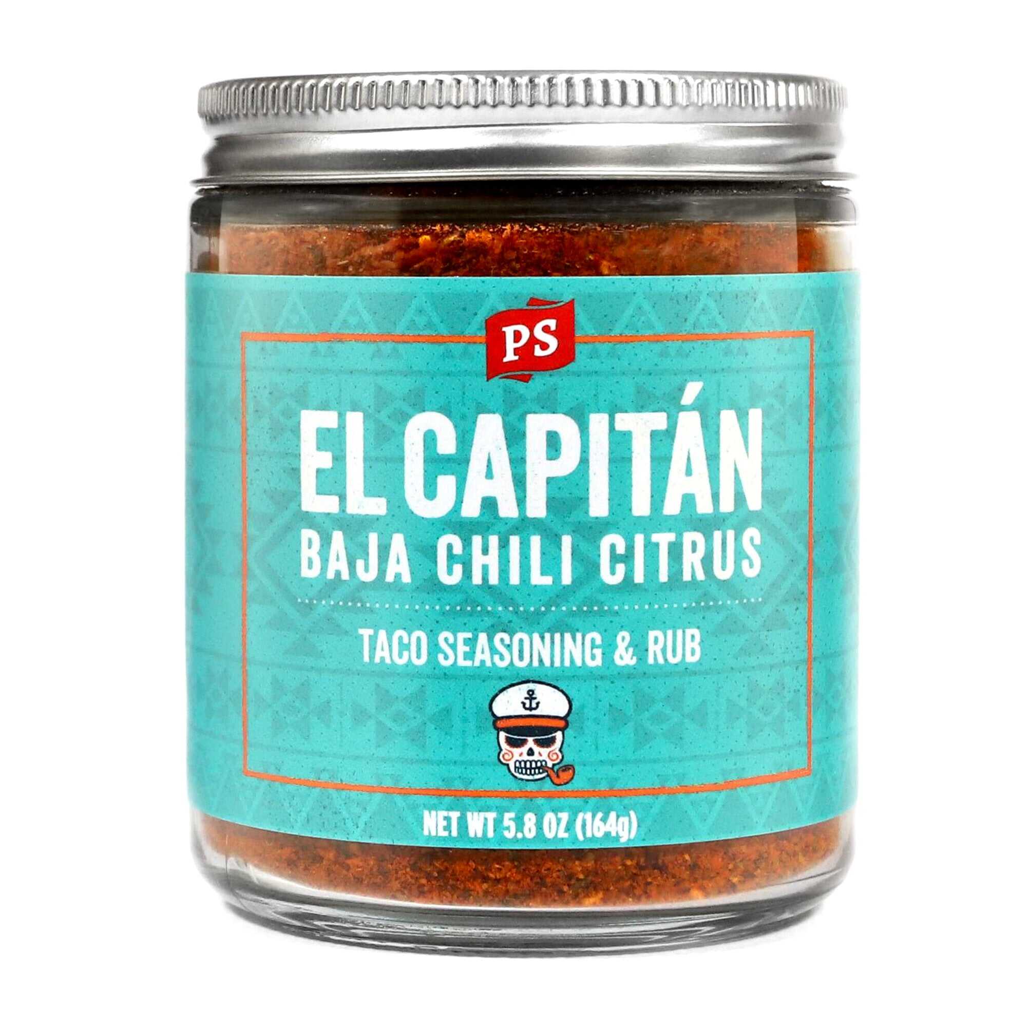 PS Seasoning El Capitan — Baja Chili Citrus Taco Seasoning and Rub