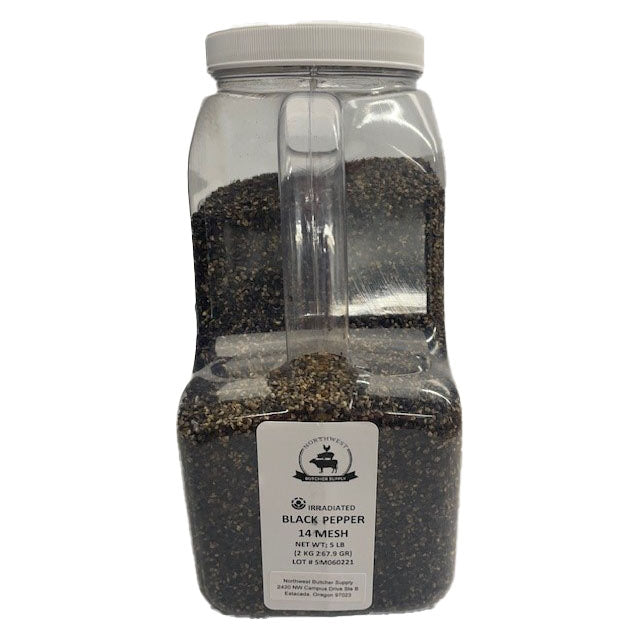 Black Pepper — 14 mesh (5lb jar)