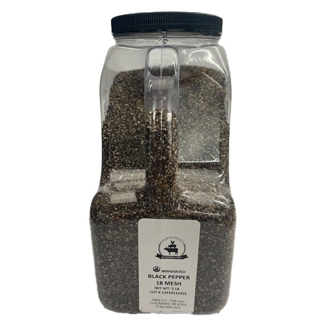Black Pepper — 18 Mesh (5lb jar)