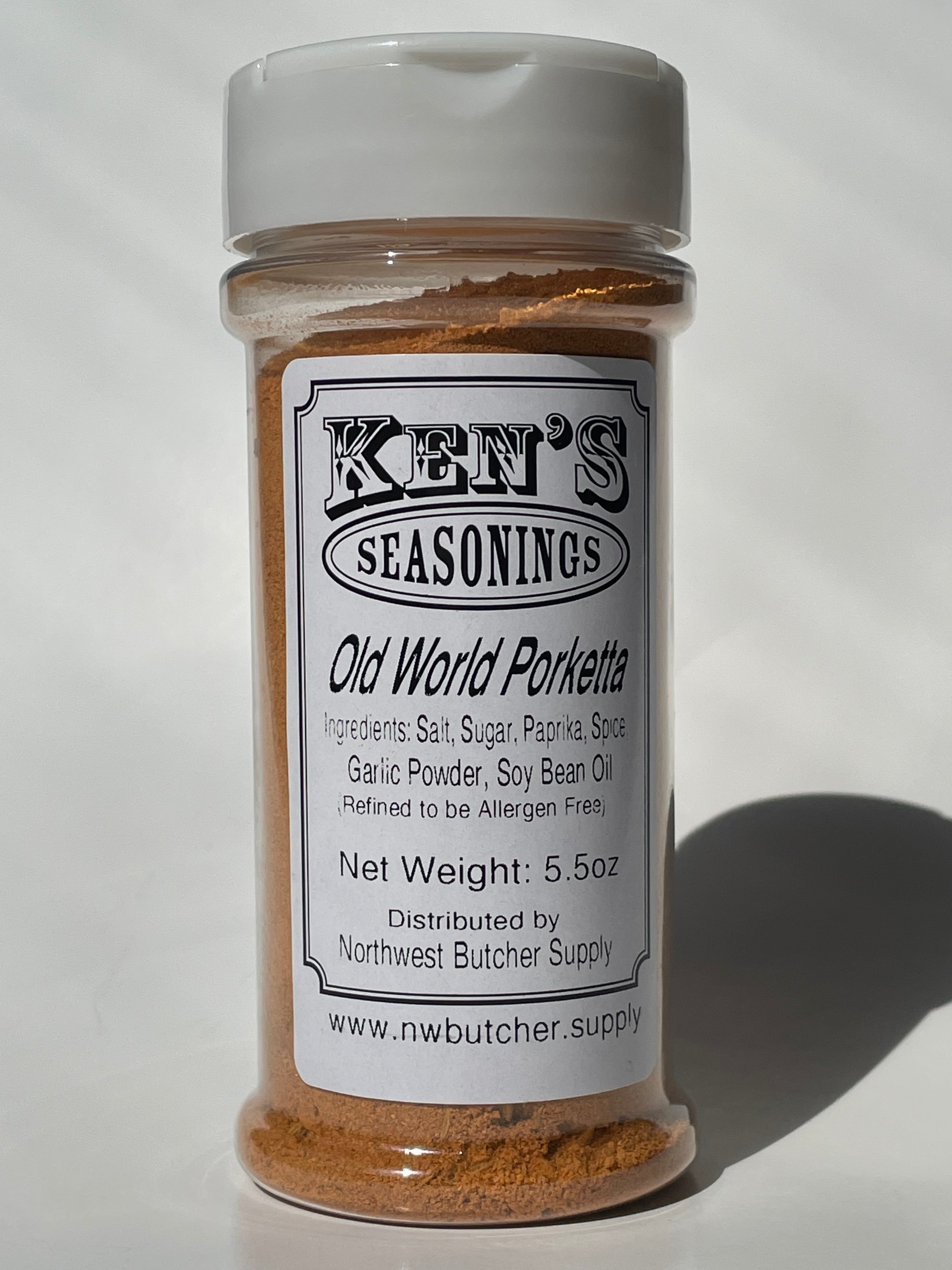 Ken's Old World Porketta Pork Roast Rub (5.5 oz Bottle)