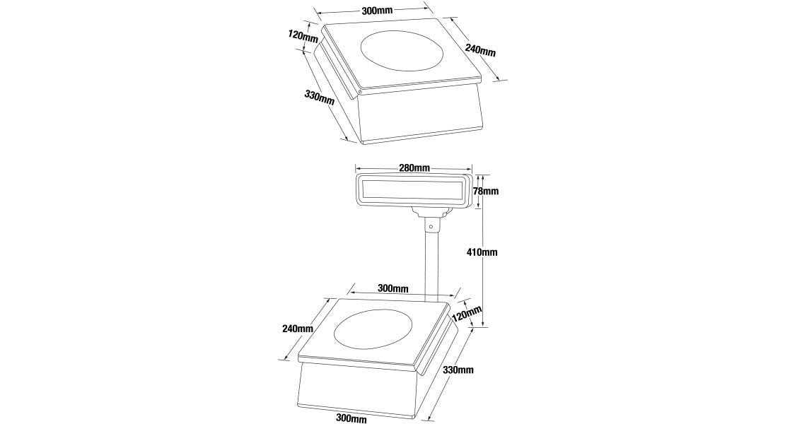 Scale, Price Computing (Non-Printing) RS-130