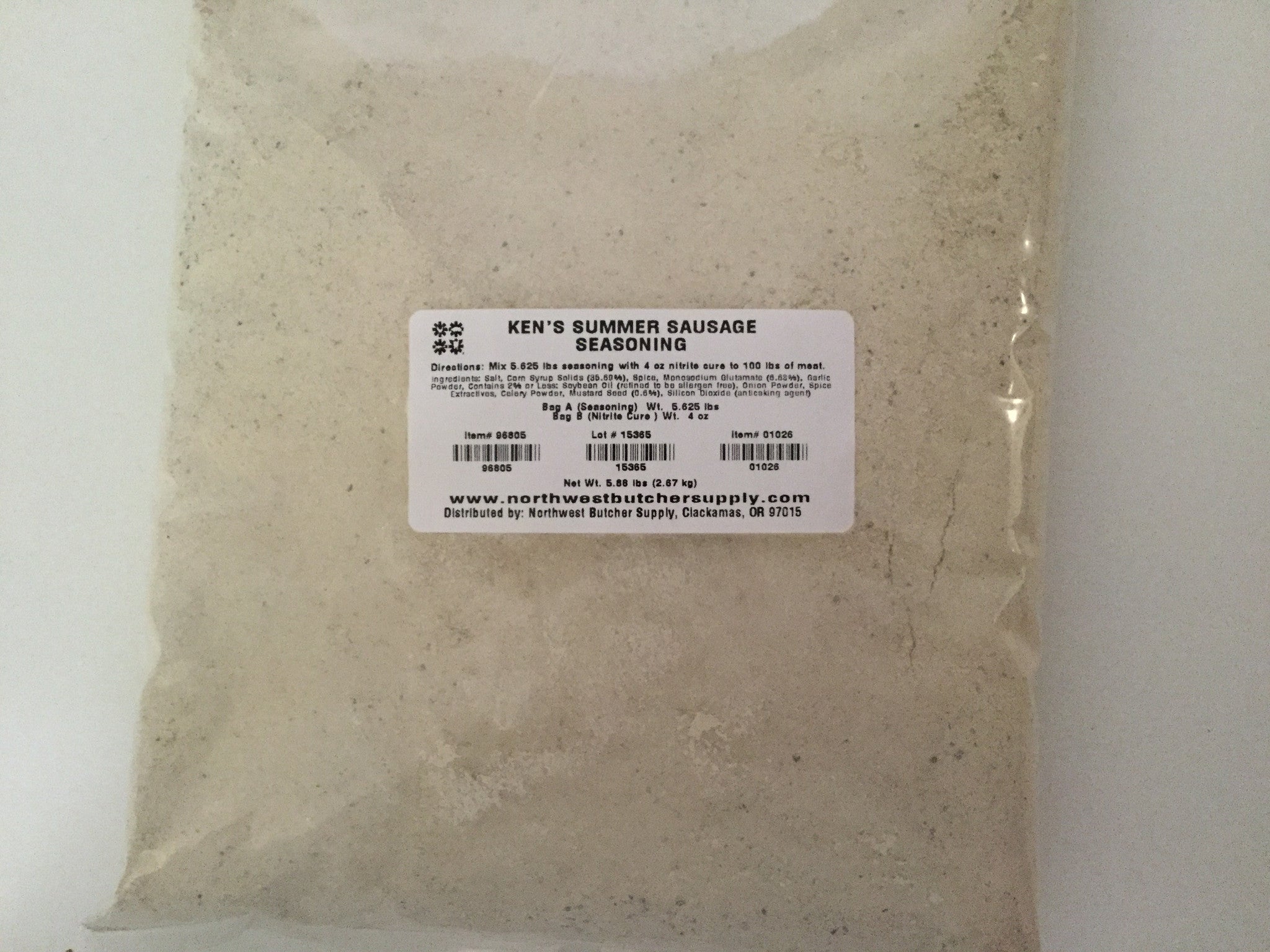 Ken's Summer Sausage Seasoning (5.625 lb pack)