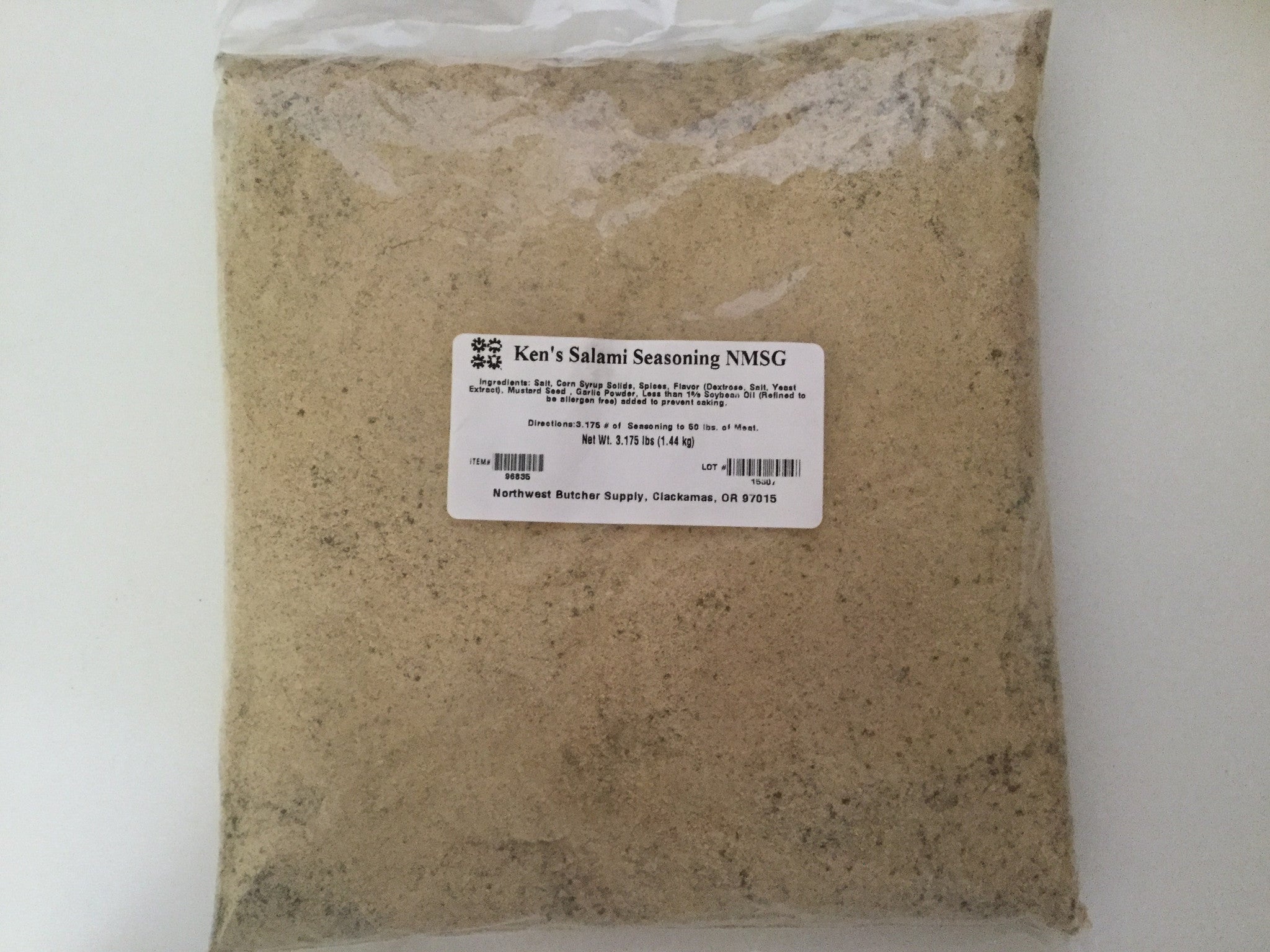 Ken's Salami Seasoning No MSG 3.175 lb pack)