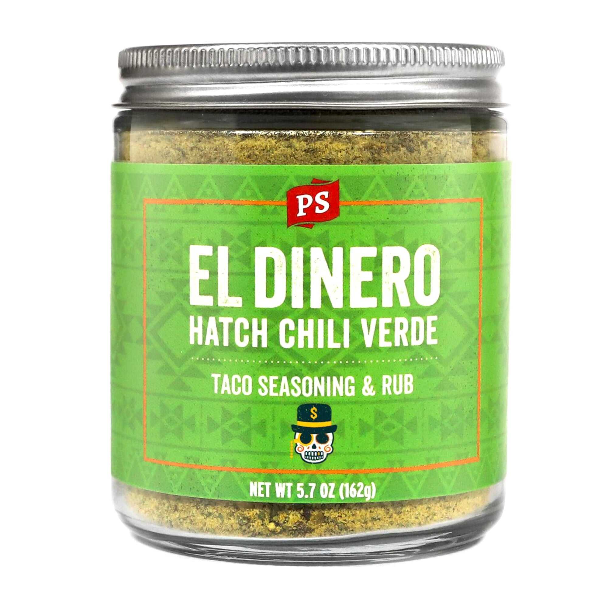PS Seasoning El Dinero — Hatch Chili Verde Taco Seasoning and Rub
