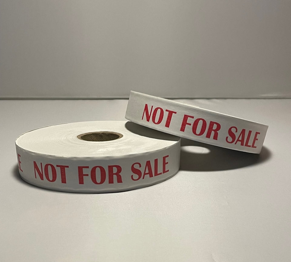 Gum Tape — "Not For Sale"