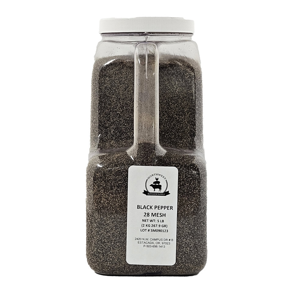 Black Pepper — 28 Mesh (5lb Jar)