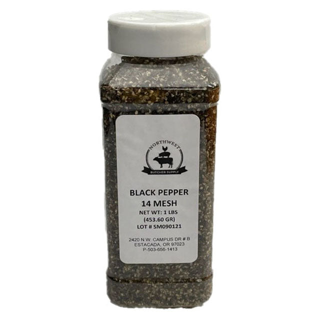 Black Pepper — 14 Mesh (1lb jar)