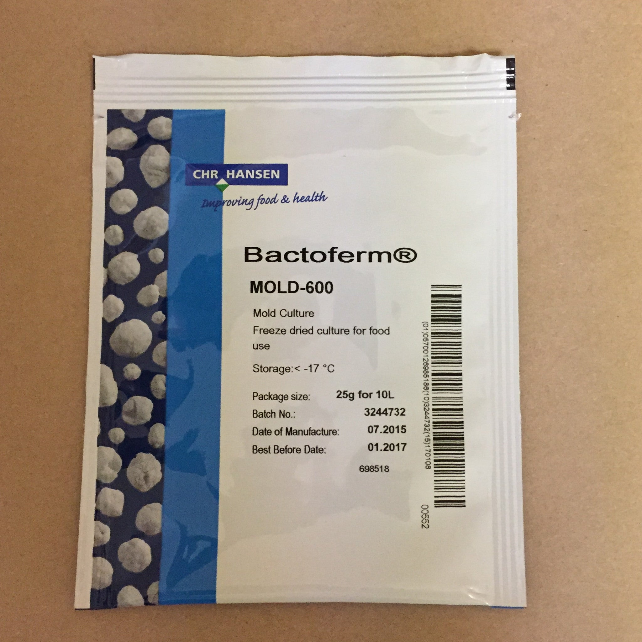 Mold 600 Bactoferm Sausage Mold (Formerly M-EK-4)